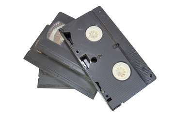 Videotape white background