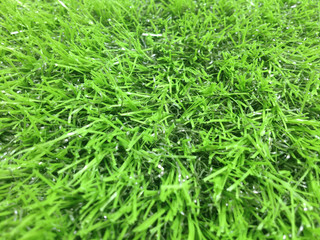 Artificial green grass turf