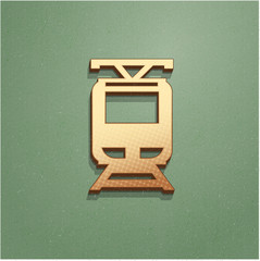 Ikona vintage z szumem i cieniem © vempireart