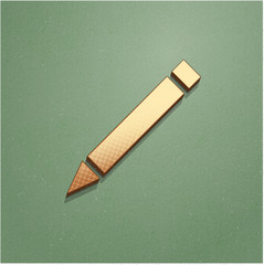 Ikona vintage z szumem i cieniem © vempireart