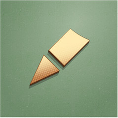 Ikona vintage z szumem i cieniem © vempireart