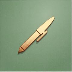 Ikona vintage z szumem i cieniem © vempireart