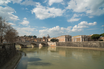 Tiber river, Rome, Italy
