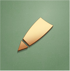 Ikona vintage z szumem i cieniem © vempireart