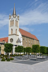 Fototapeta na wymiar Pfarrkirche zu Keszthely