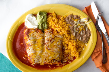 Mexican Chimichanga Burrito