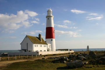 Fototapeta na wymiar Lighthouse, Portland, Dorset, England