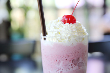 strawberry milk shake