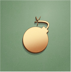 Ikona vintage z szumem i cieniem © vempireart