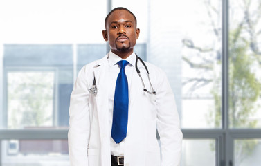 African doctor portrait