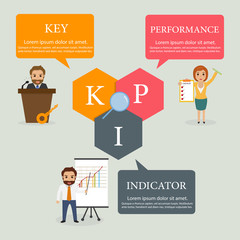 business concept idea infographic strategy with people character and icon
