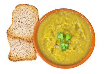 vegetable soup isolated