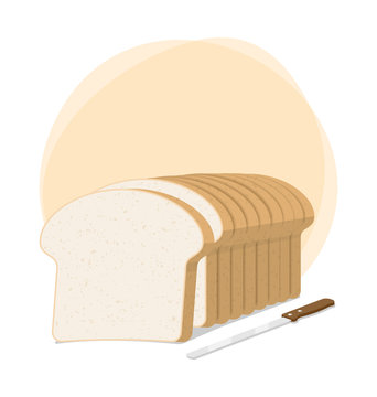 bread loaf and Bread knife