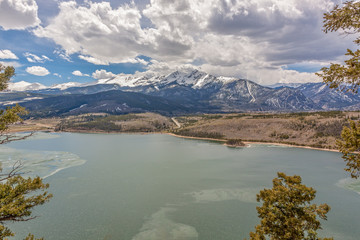 Dillon Reservoir Colorado in Spring