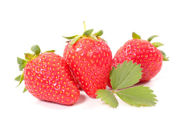 strawberry isolated on white