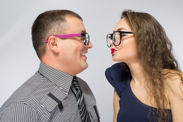 young couple in love