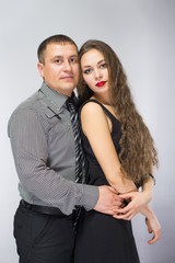 young couple in love