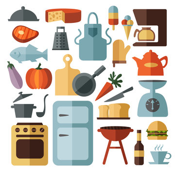 cooking. set. vector illustration