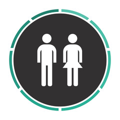 Couple computer symbol