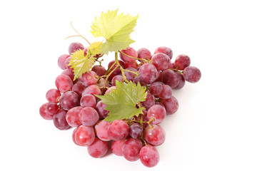 red grape and leaf