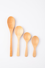 Wooden Spoon isolated on white background