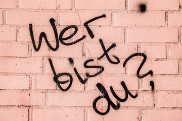 Graffiti: Wer bist Du ?