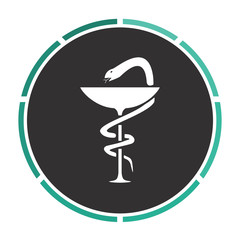 Pharmacy computer symbol