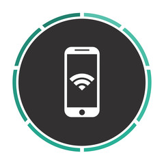 Wifi smartphone computer symbol