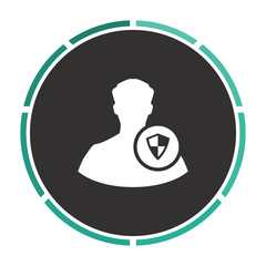 Security computer symbol