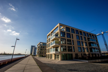 Gebäude in der Überseestadt von Bremen