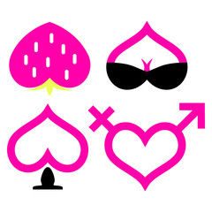 Love and sex icon collection