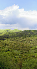 Fototapeta na wymiar Landschaft bei Monrupino