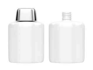 Aftershave lotion bottles