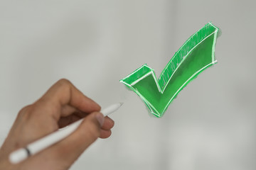 checkmark sketch