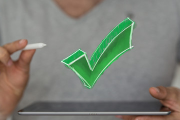 checkmark sketch