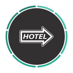 Hotel computer symbol