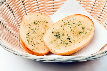 fresh garlic bread