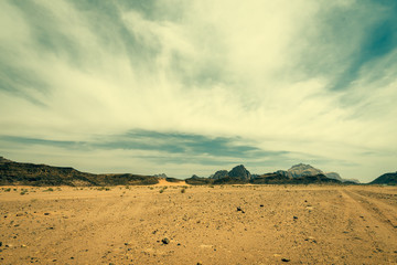  Wadi rum desert  landscape, Jordan