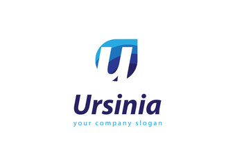 letter U logo Template for your company