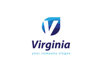 letter V logo Template for your company