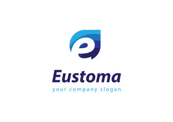 letter E logo Template for your company