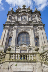 Fototapeta na wymiar Facade of the Igreja dos Clerigos in Porto