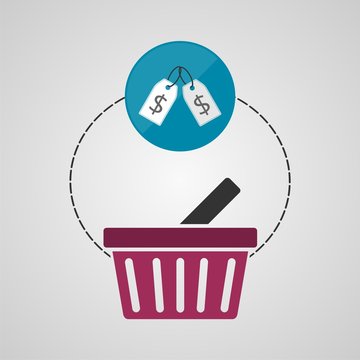 recommend clip art: Ecommerce icon, Shopping design, Shopping basket