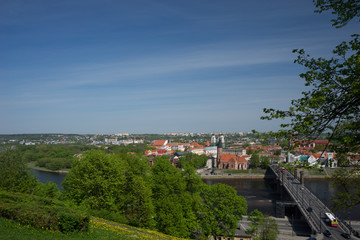 Naklejka na ściany i meble Panorama Of Kaunas