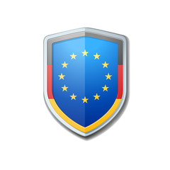 Germany & EU shield sign