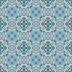 Seamless pattern with decorative ornament