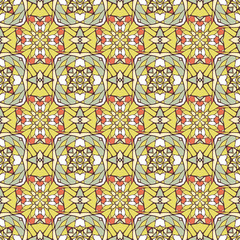 Seamless pattern with decorative ornament