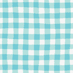 Seamless pattern with checkered geometric texture