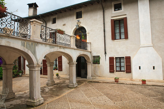 View of Palazzo Scolari, Polcenigo