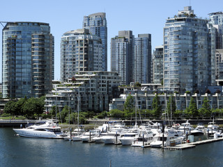 Vancouver False Creek Skyline Cityscape